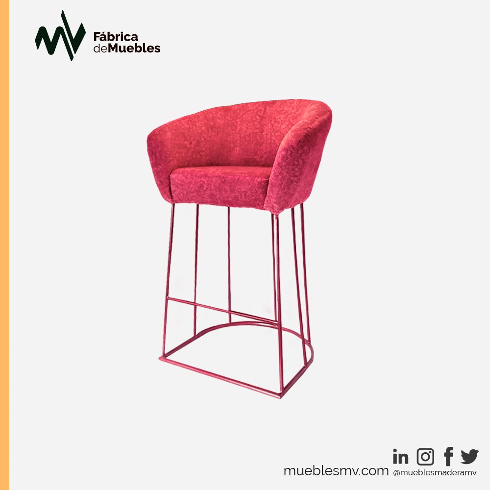 MueblesMaderaMV's tweet photo. 🪑🎀 #Silla Kathe #metal #tapizada: Si lo puedes pensar lo podemos crear, esta silla es un diseño customizable para #comedores o #barras de todo tipo de #restaurantes, #bares, #gastropubs, #hoteles #oficinas #salon de belleza, entre otros. https://t.co/JWRotIp6Qm