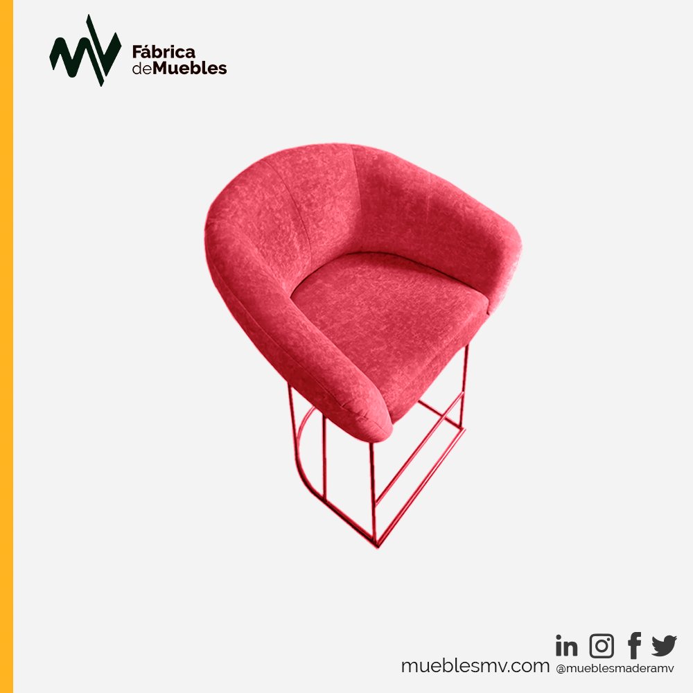 MueblesMaderaMV's tweet photo. 🪑🎀 #Silla Kathe #metal #tapizada: Si lo puedes pensar lo podemos crear, esta silla es un diseño customizable para #comedores o #barras de todo tipo de #restaurantes, #bares, #gastropubs, #hoteles #oficinas #salon de belleza, entre otros. https://t.co/JWRotIp6Qm