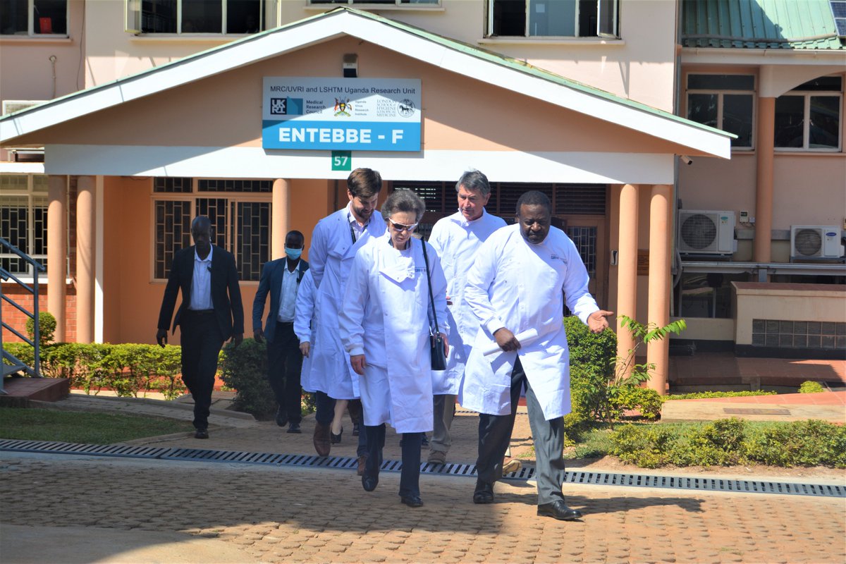 MRC_Uganda's tweet photo. Today we were honored to host Her Royal Highness The Princess Royal at our state-of-the-art laboratory and clinical research facilities in Entebbe, ahead of her four-day visit to Uganda.
Read our press release for more about the visit: https://t.co/w1f8GoLLh0 https://t.co/i6uR4lNPb3