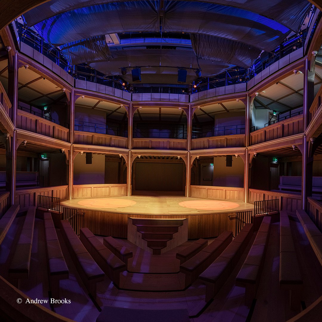 Arup's tweet image. The opening season is in full swing at the UK’s latest cultural attraction, the @ShakespeareNP in Prescot, Knowsley. The theatre is a timber replica of one of the earliest known indoor playhouses in London. Read more: bit.ly/3VW9rSi