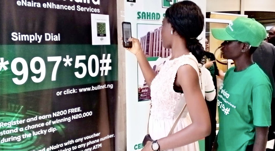 fusion360degree's tweet photo. eNaira’s onboarding campaign powered by Chams Mobile and BULLNET was executed by Fusion 360 Degrees https://t.co/j2WnwRvgoG