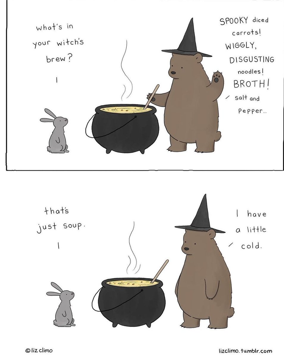 WholesomeMeme's tweet photo. Comic by @elclimo #Halloween https://t.co/sXxscoDYKa