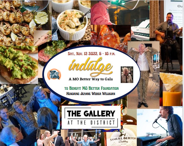 Quick reminder, the MO Better Foundation "Indulge" Gala is coming up. Tix are still available but we have sold out at some levels. Get yours TODAY at MOBetter2022.givesmart.com. If you can't make it this year but would like to make a donation, you can do so on the site, as well.