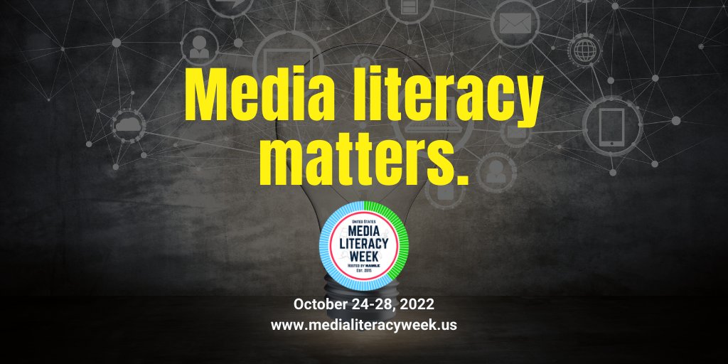 Unsure about the role of media literacy in early learning? Join <a href="/PBSKIDS/">PBS KIDS</a> and <a href="/InsightersEd/">Faith Rogow</a> on an exploration of the goals, skills, and knowledge needed to teach media literacy in the early years. Wednesday at 3pm ET! #MediaLiteracyWeek bit.ly/3eXOCp6