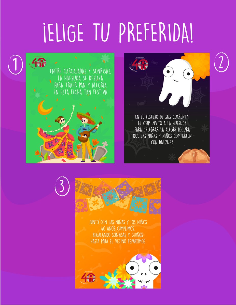 CEIP_IAP's tweet photo. ¿Me das para mi calaverita CEIP? 🎃 
Te invitamos a participar en estos días de tradición dando calaverita a las #niñas y los #niños del CEIP mediante un donativo mínimo de $40 pesos para seguir garantizando educación calidad y calidez a la #primerainfancia. https://t.co/sQZc6LiFsG