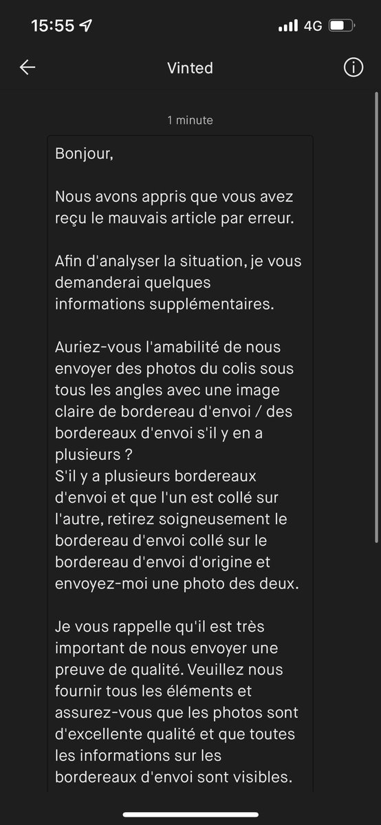 Teodoramonnika's tweet photo. @vinted   I am awaiting for you to resolve and issue and today I get this ? Don’t even have the option to reply to this ? Is there anyone who can help me please ? https://t.co/pfnID87xlh