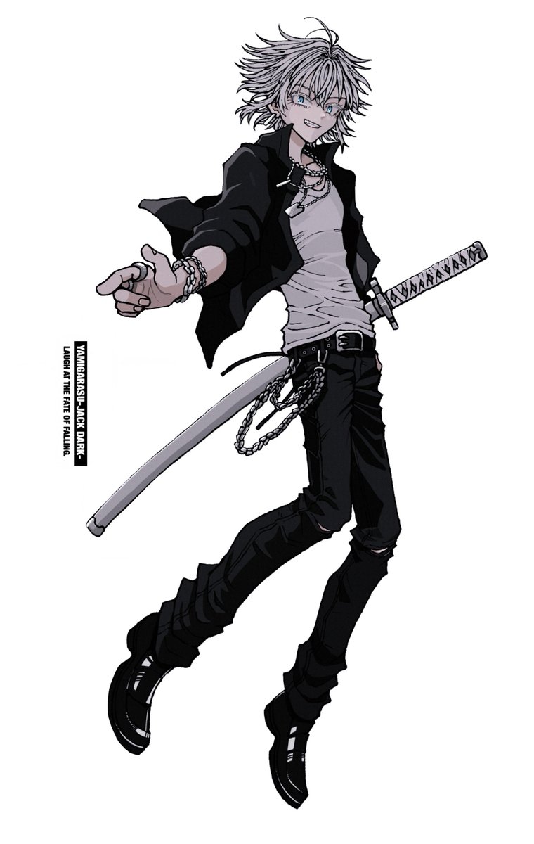 weapon 1boy solo sword male focus katana jewelry  illustration images