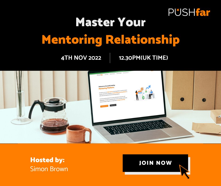 pushfar's tweet photo. Click here to join our upcoming group mentoring session to learn how to master your mentoring relationships 👉 https://t.co/MKVDamo0kc 🚀
#professionaldevelopment #mentoring #mentorship #groupmentoring #mentee https://t.co/t0JJaJzM0y