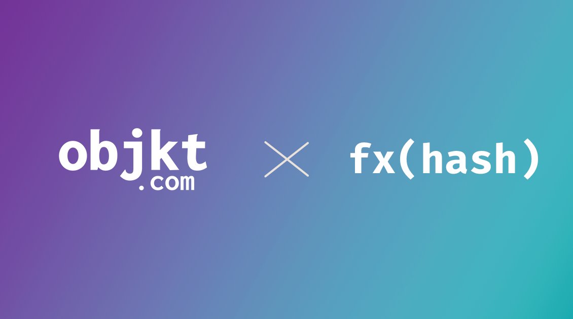 We're taking the <a href="/fx_hash_/">fxhash</a> integration a step further 🤝

In addition to supporting #fxhash projects as collections, we have also integrated the fxhash marketplace:

* Listings
* Offers
* Volume

so you will always see the most up-to-date data on <a href="/objktcom/">objkt</a>.