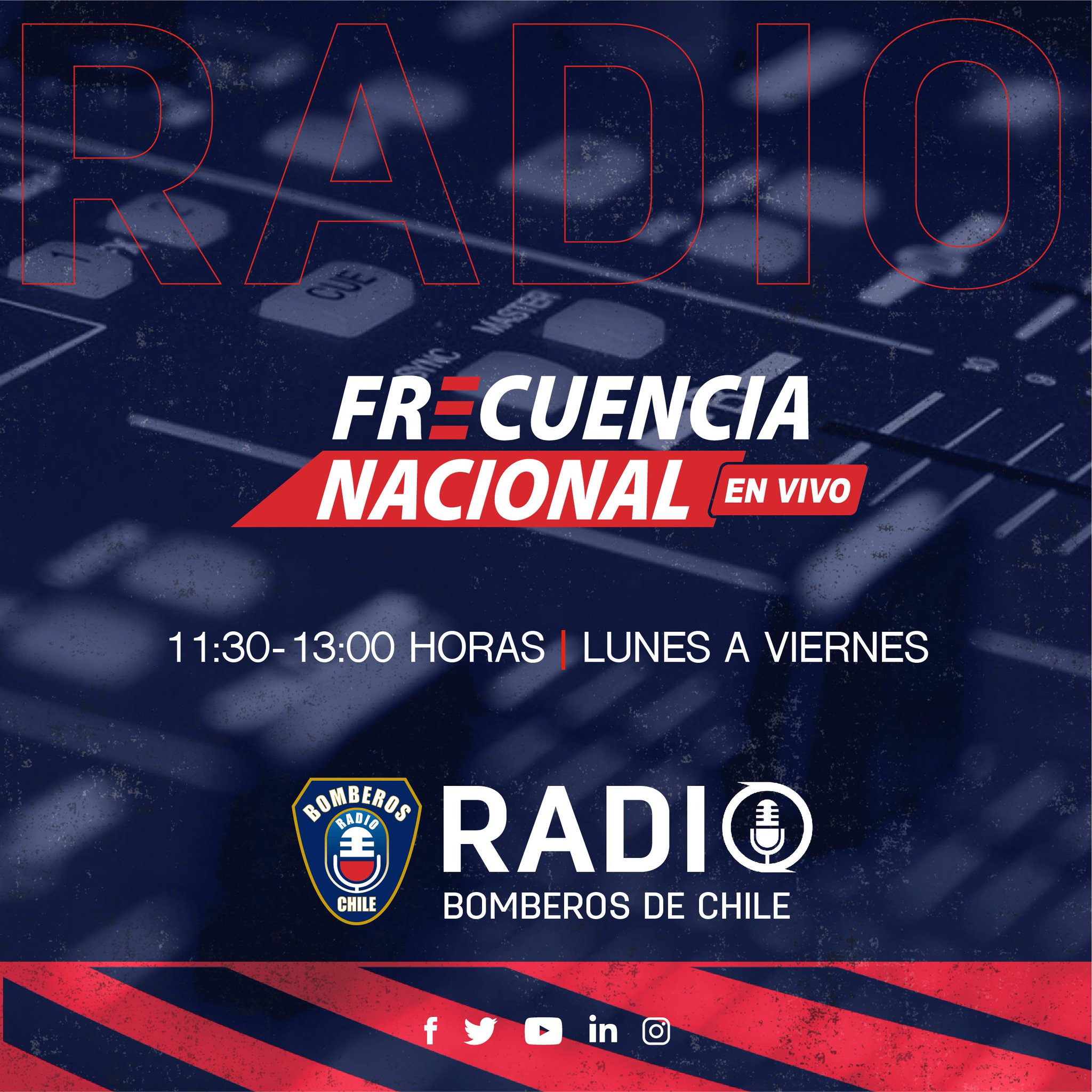 Bomberos de Chile on Twitter "𝗥𝗔𝗗𝗜𝗢 𝗕𝗢𝗠𝗕𝗘𝗥𝗢𝗦 Hoy conversaremos con el