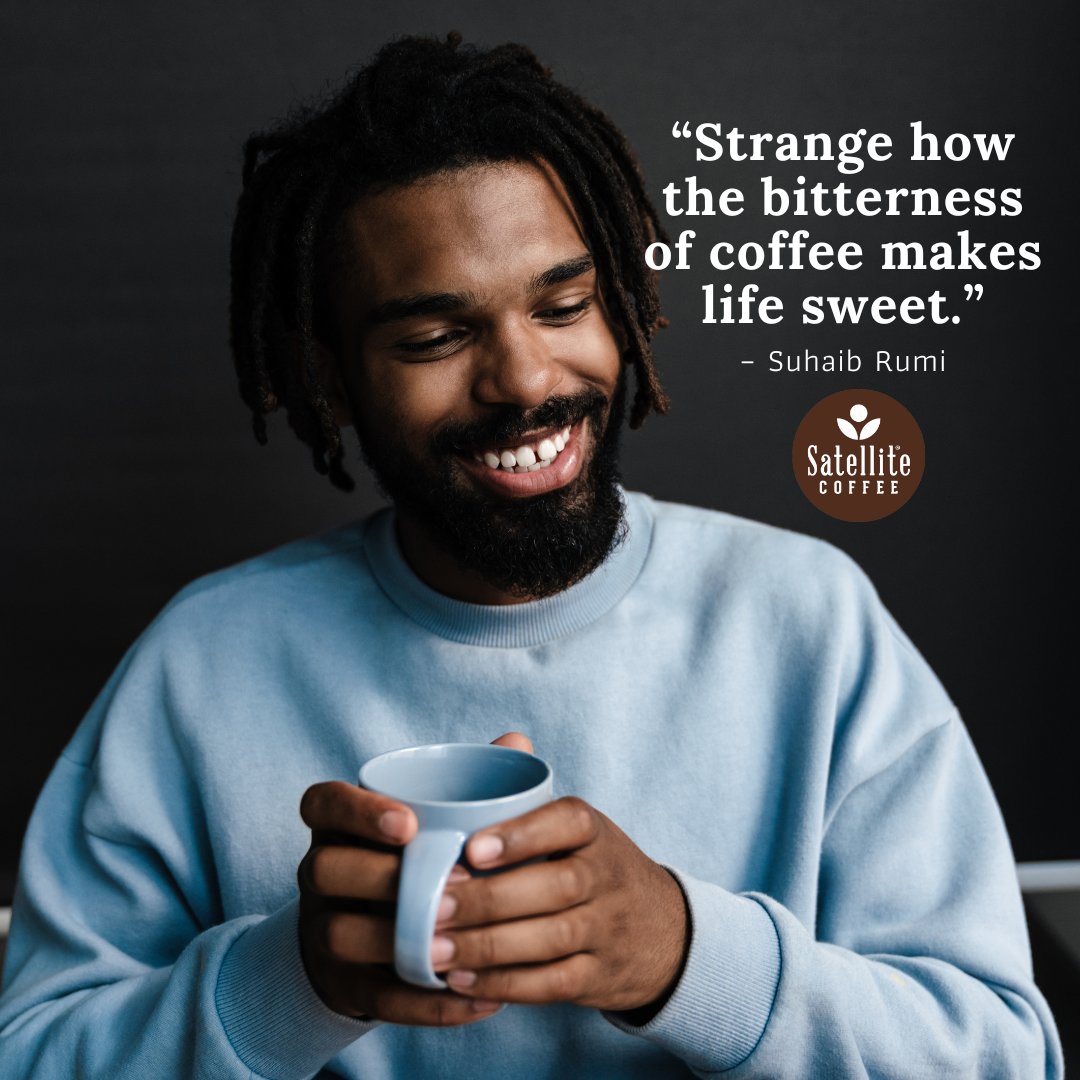 SatelliteCoffee's tweet photo. “Strange how the bitterness of coffee makes life sweet.” – Suhaib Rumi
#coldbrewabq #satellitecoffee #albuquerquecoffee #coffeetime #coffeelover #albuquerque #coffee #coffeeshop #coffeeaddict #abqlocal https://t.co/Ifc14j7Wzn