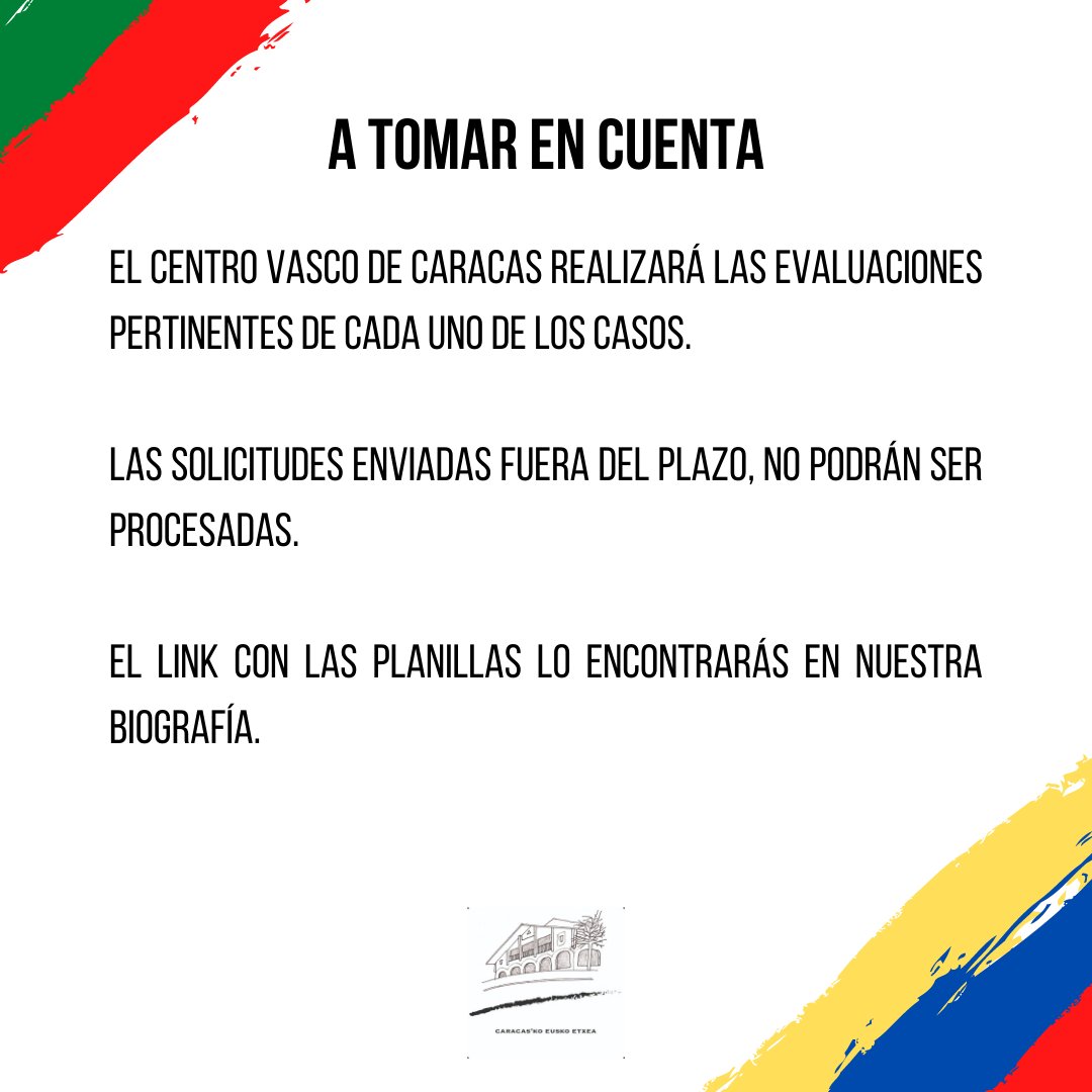 Centro Vasco Caracas tweet media
