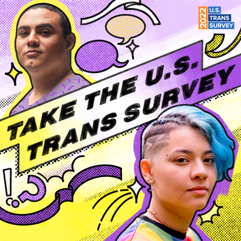 TransEquality's tweet photo. For the first time in 7 years, the time is now for the largest survey of trans people in the U.S. Make your story heard and take the U.S. Trans Survey today.