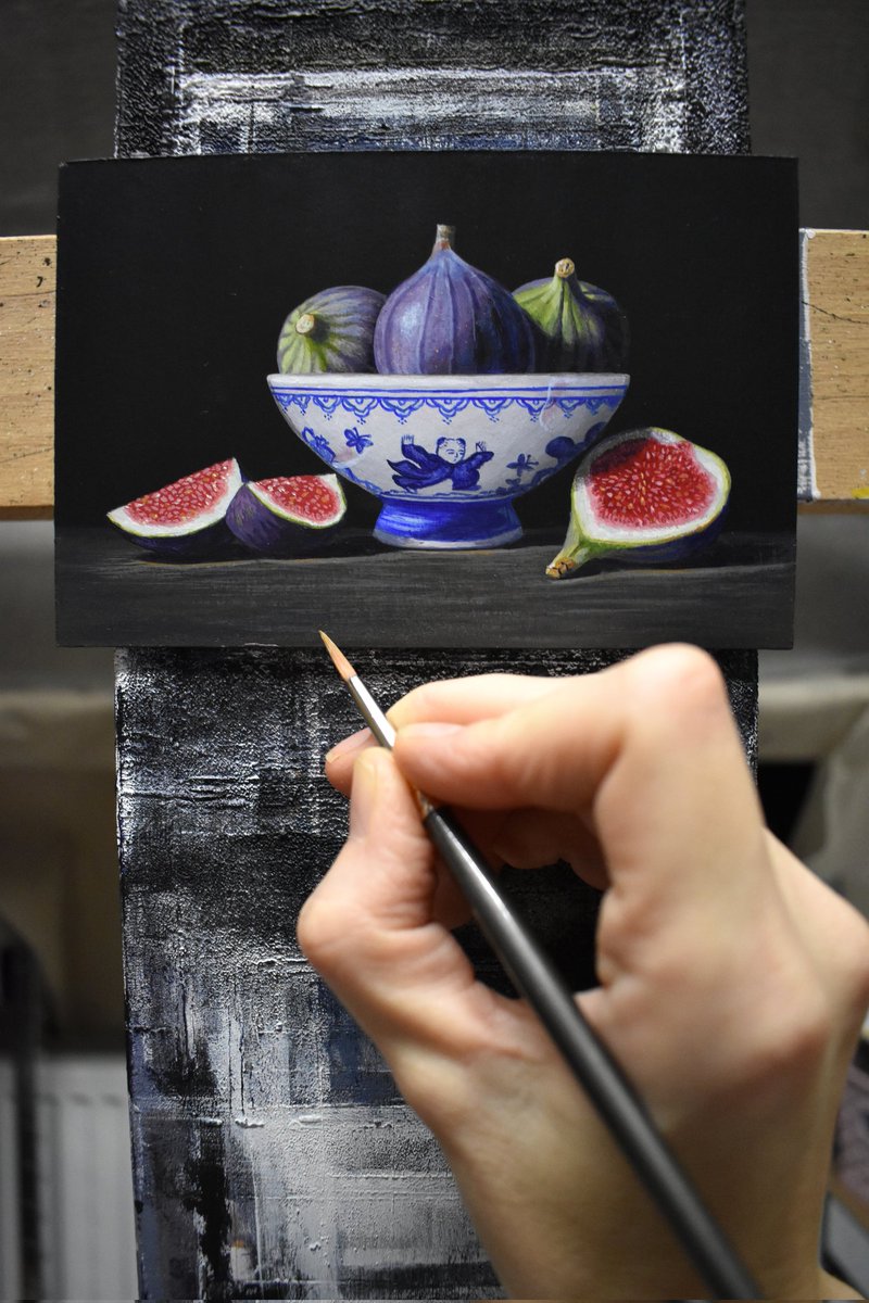 This little painting is off to the Cotswold Contemporary Gallery, along with six new pieces. Ready to arrive for their new gallery opening in beautiful Burford 🥳