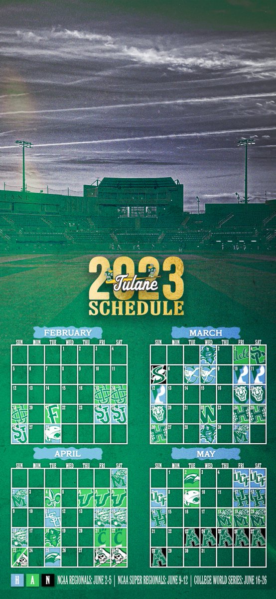 2⃣0⃣2⃣3⃣ Schedule 📲 #RollWave 🌊⚾️ | #WallpaperWednesday