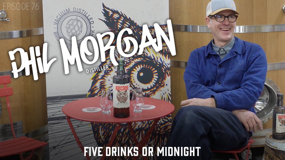 Episode 76 of  @fivedrinksormidnight, we are sitting down with Phil Morgan (<a href="/phillizard/">Phil Morgan</a>) , Arcane’s Distiller (<a href="/arcane_nyc/">Arcane Distilling</a>). Phil  leads the whiskey and distilling development for this new innovative and disruptive brand. youtu.be/2rnmJHRsS_s