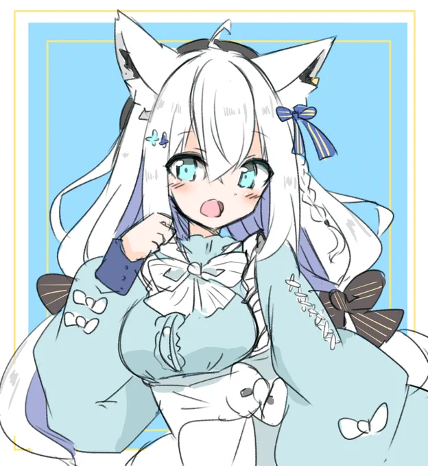 ホロローソン白上#絵フブキ 