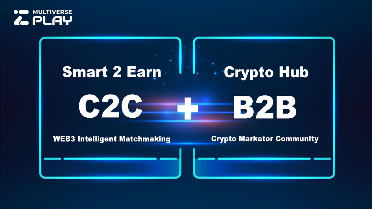 We are working on meeting the needs of #web3 users and businesses. We will have two services soon. To C platform, which we call #Smart2Earn, to solve the high threshold problem of the Web3 product experience. And one To B platform, the Crypto community for market operators. #Meta