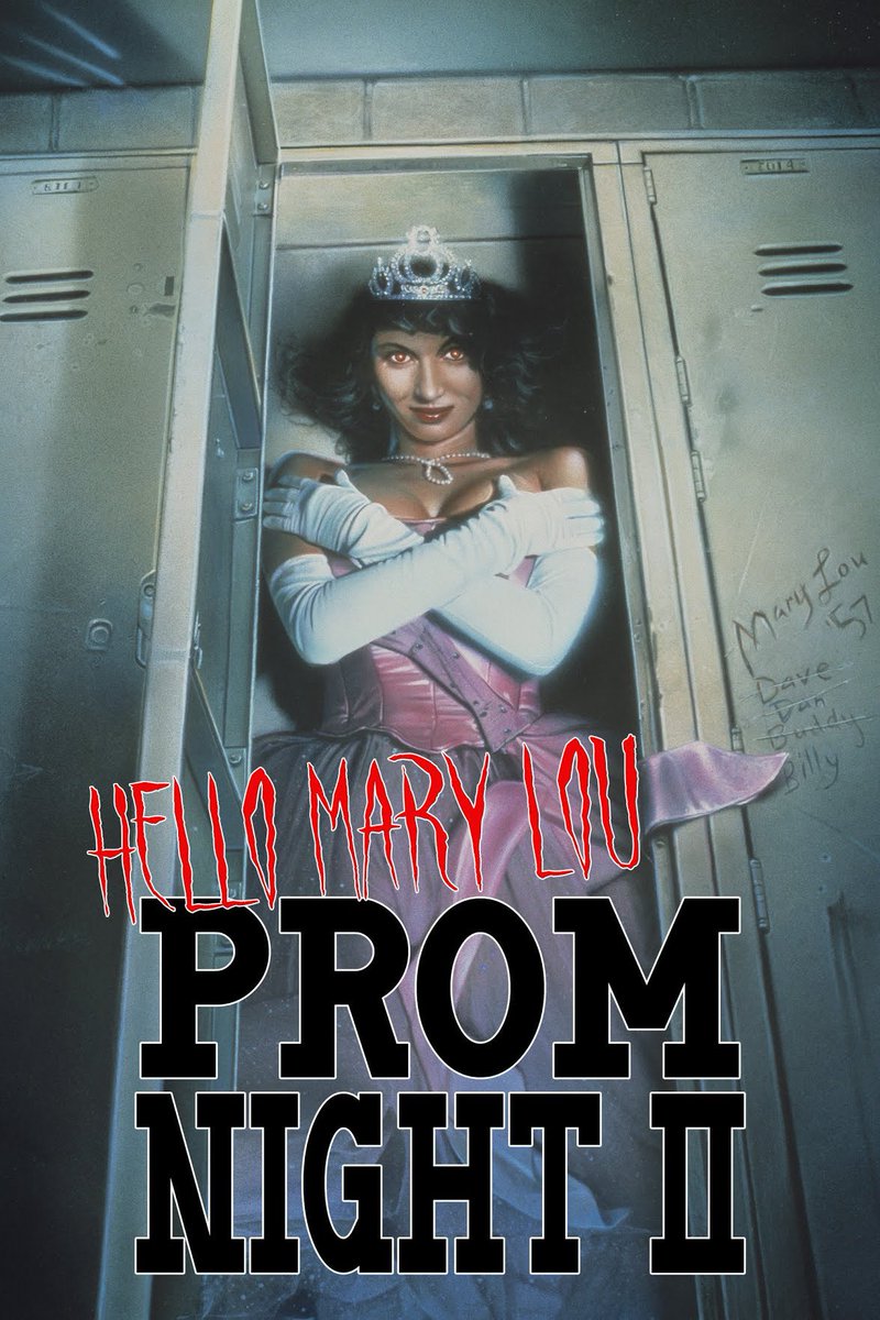 ReelFeelsPod's tweet photo. #150DaysOfHorror
#MovieChallenge
#TerrorOnTubi
#TubiTuesday
Movie #258/150- Prom Night 2: Hello Mary Lou (1987) on @Tubi
Thirty years after her accidental death at her 1957 senior prom, the tortured spirit of prom queen Mary Lou Maloney returns to seek revenge. https://t.co/otgjjHiZ8F