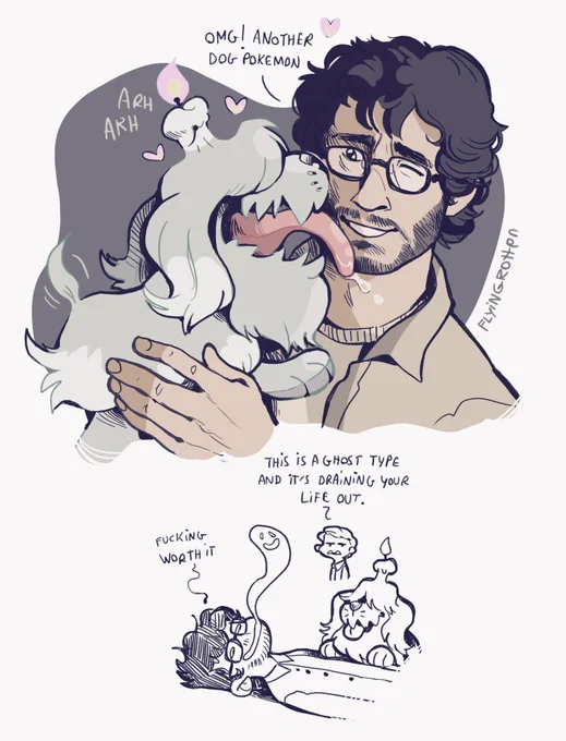 Will Graham would die for EVERY dog #PokemonScarletandviolet 