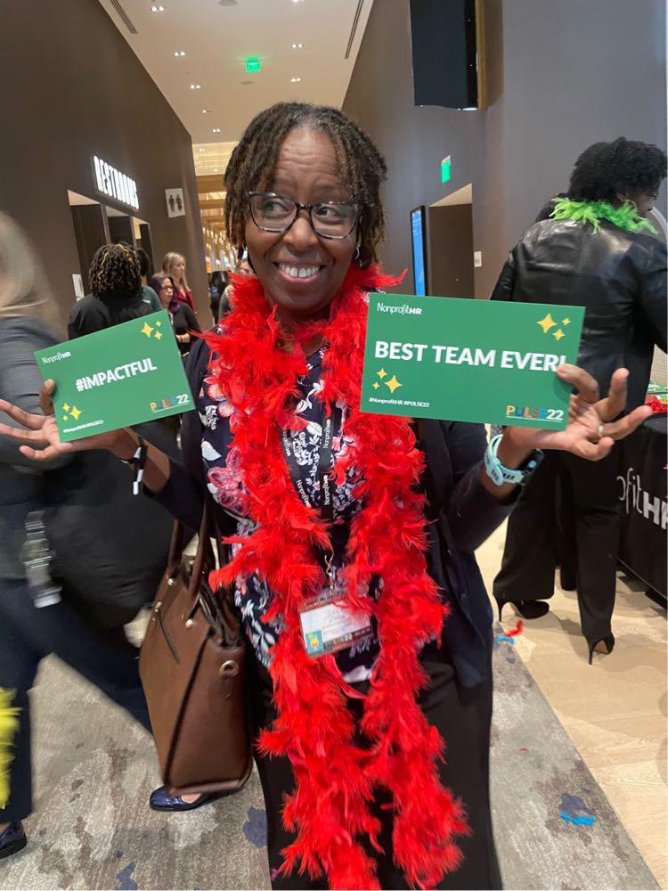 nonprofit_hr's tweet photo. Day 2 of #PULSE22 in the books! Check out more snapshots of this #NonprofitHR all-staff experience focused on strengthening our people, culture and company. #WorkforNonprofitHR #HRconsulting #Authentic #Culture #Impactful https://t.co/4x7SZAwC9p
