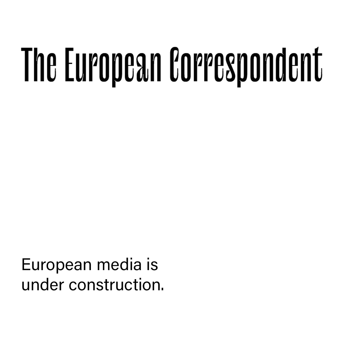 kramer_philippe's tweet photo. A new exciting chapter begins: The European Correspondent
We are journalists and organizers from all over Europe who want to report beyond borders. Because what happens where you live probably started somewhere else 😉
If you are curious:
https://t.co/shpQxPOQTI
#europeanmedia https://t.co/XI8zHjXeP4