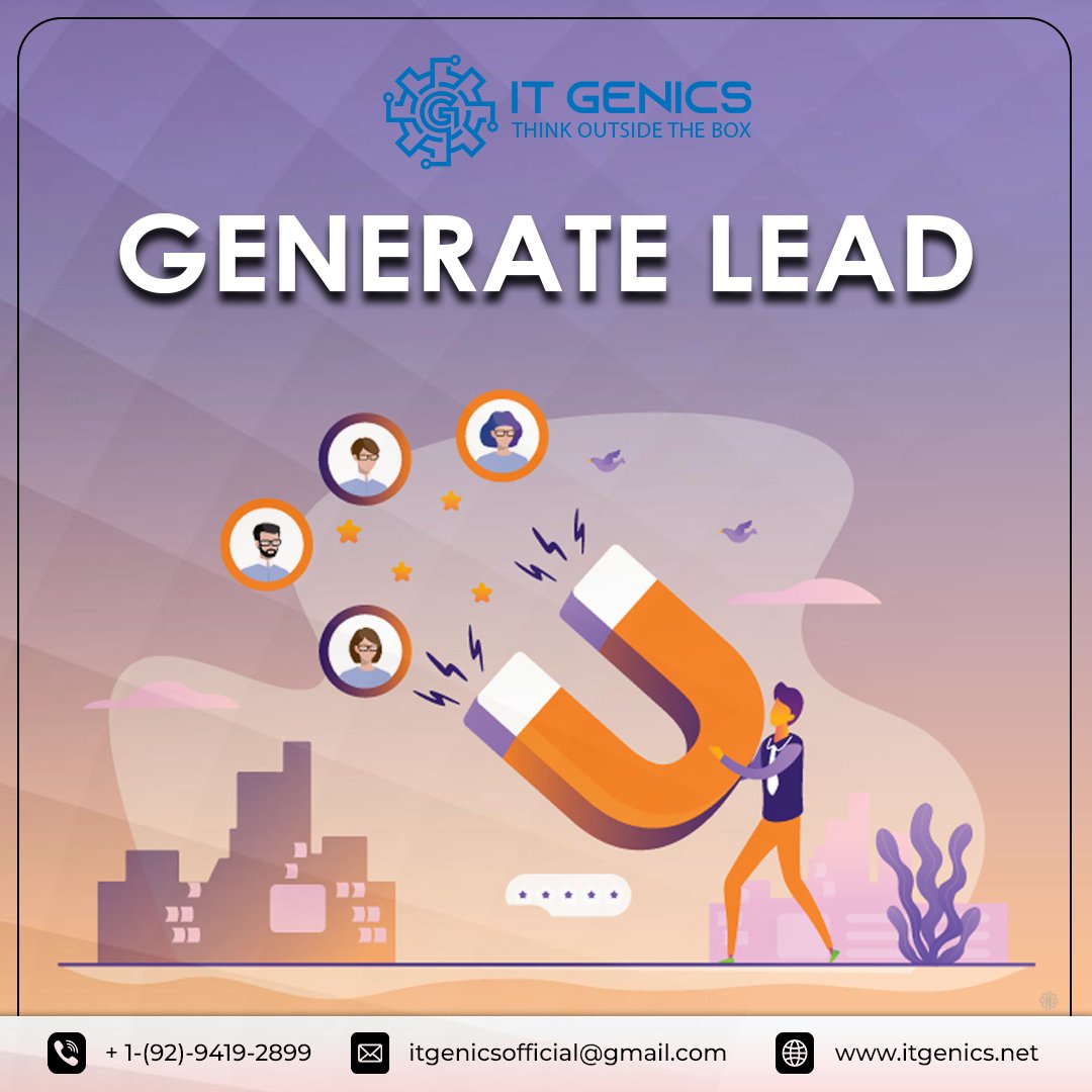 genics_it's tweet photo. #itgenics #professional #team helps to discover people who are interested in particular #products and #services via #Leads. It helps to increase #sales based on #leads. A high-aim quality #lead works behind every #successful #business and #generate #traffic for the #product. https://t.co/kBp7pFNFaF