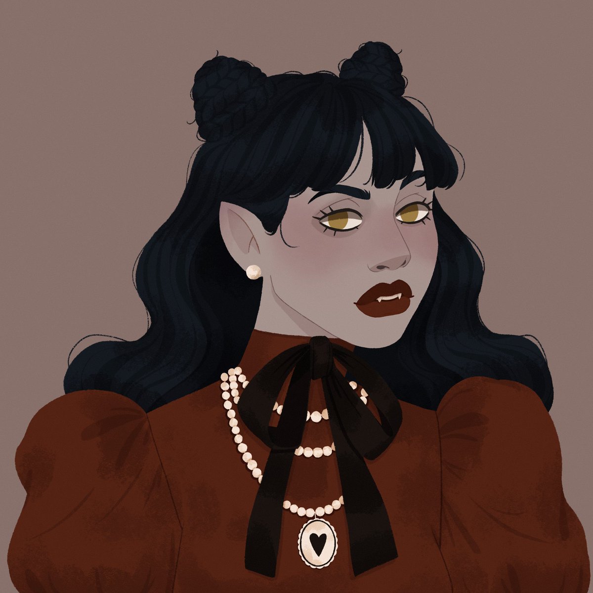 Meet Nadja🦇🖤🪦
Loosely based on Nadja of Antipaxos - a character from What We Do in the Shadows TV series: a loud, fashionable, and without a doubt, vicious vampire. Simply don't play tricks with her.

Who got lucky to get her in their Goody Bag from the NFTrick or treat event?