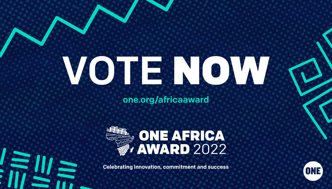 ONEinAfrica's tweet photo. Who wins the ONE Africa Award 2022? ๐ฅ
โช๏ธ Elena NGO
โช๏ธ @bunitv
โช๏ธ @Solidaridadnetw
โช๏ธ YES4YOUTH
Follow the link to vote. https://t.co/DvkMy9de5W #ONEAward https://t.co/ZX43uzZcBX