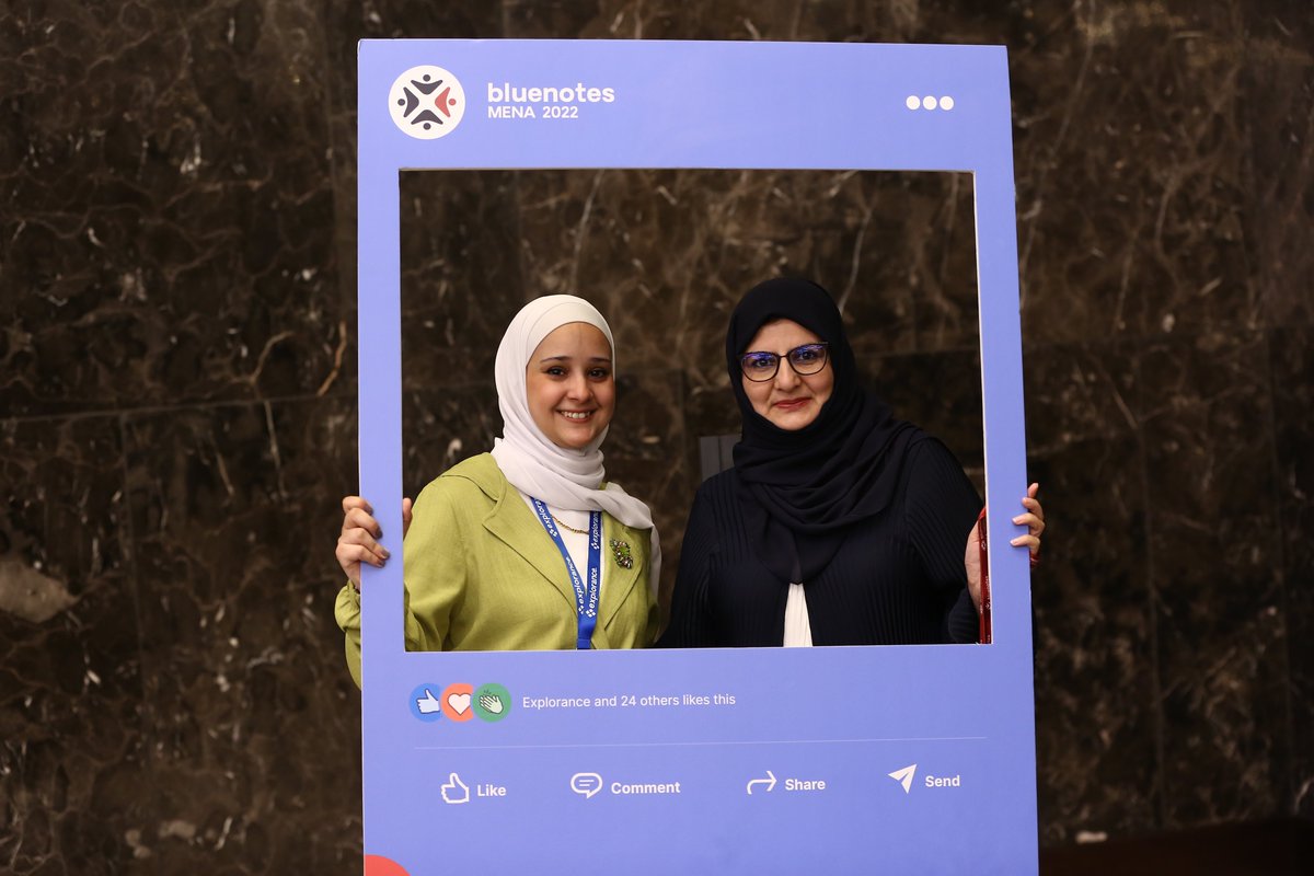 explorance's tweet photo. Day ☝️ of #BluenotesMENA2022 is a wrap!
An amazing day filled with insightful sessions and engaging debates, as we reconnect in person with the Bluenotes Community in MENA for the first time in three years.
#BluenotesCommunity #PeopleInsight #StudentSuccess #StudentExperience https://t.co/1LapfZkA1P
