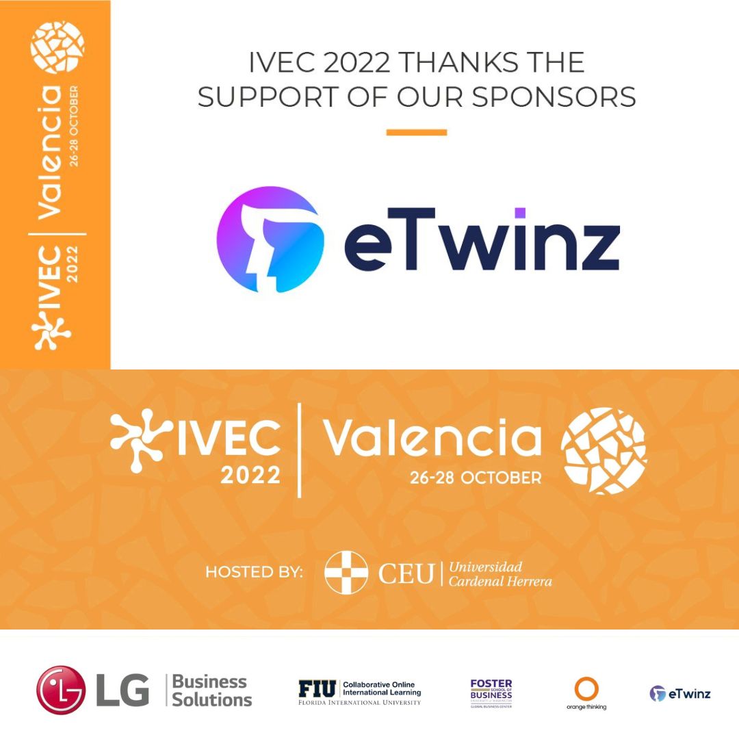 On our way to Valencia for @IVEConference ! ✈️ An international conference organized by @uchceu and sponsored by @lgespana and @eTwinzEDU ! We are looking forward to connecting with you this week! #eTwinz 👥 #IVEC2022