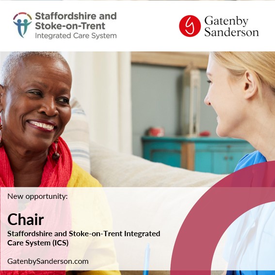 GatenbyS's tweet photo. NEW OPPORTUNITY @StaffsStokeICB 

We are seeking a collaborative chair to lead a unitary board that will bring together leaders from across all parts of the Staffordshire and Stoke-on-Trent NHS.

Learn more &amp; apply for this exciting role at https://t.co/wCepGmscam https://t.co/macj4n62WY