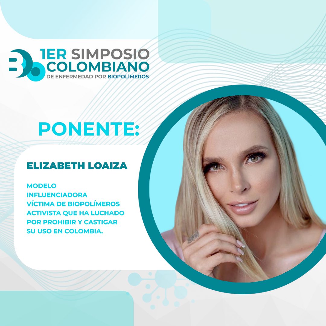 RCBiopolimeros's tweet photo. Elizabeth Loaiza nos compartirá la experiencia que le ha dejado ser víctima de los biopolímeros y como esto la llevo a ser una de las activistas más importantes contra su uso.

📲: 3155883932
#Bucaramanga #Simposiodebiopolimeros #Cirujanoplastico #cirujiaplastica #Colombia https://t.co/LUwqzaYYGZ