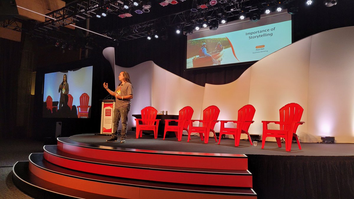 Enjoying "Importance of Storytelling" by Paul Owl.  I am very grateful for the story that Paul shared with us. Growing up as a young Indigenous man, facing so many obstacles; yet now a business owner and now an inspiring storyteller. Miigwech!
#OTS22
#Indigenoustourismcounts