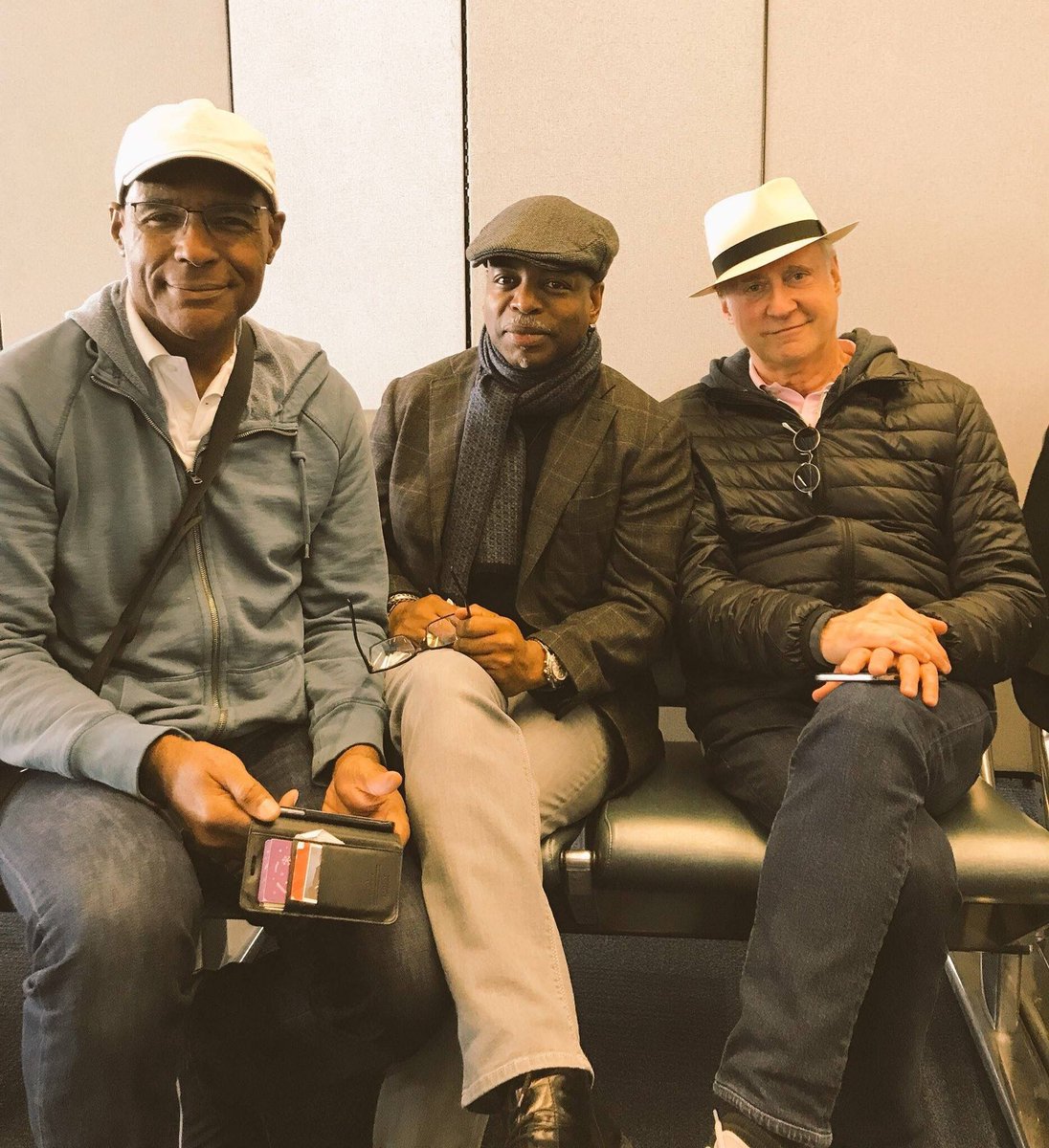 davidmcgeoch9's tweet photo. Just how cool are these 3 gentlemen? @StarTrek https://t.co/Zb0VuQ00b2