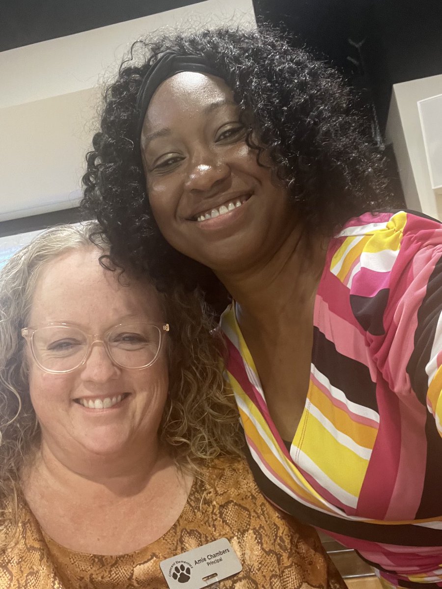 I would like to celebrate my friend and colleague Principal Amie Chamber for her amazing dedication and leadership! You are a wonderful leader and I am honored to work with her! ⁦<a href="/CynthiaSJewell/">Cynthia Strickland Jewell</a>⁩ ⁦<a href="/LindyPruitt/">Lindy Pruitt</a>⁩ #principalsrock