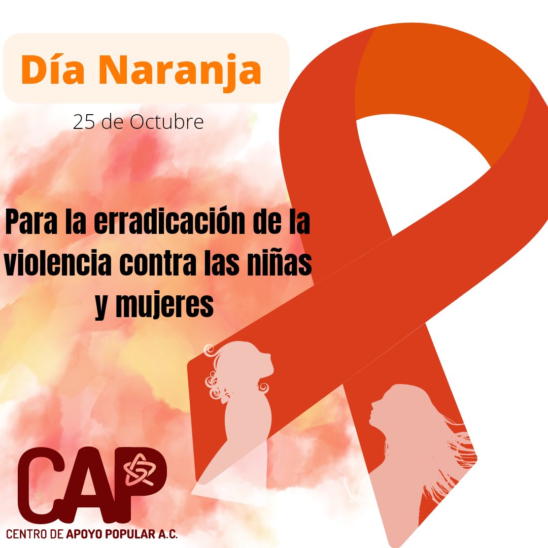 Día Naranja 📢🧡♀️🙅🏻‍♀️🚫 Cada mes conmemoramos este día con el objetivo de generar conciencia para prevenir y erradicar la violencia contra las niñas y mujeres. #DíaNaranja #NoViolencia