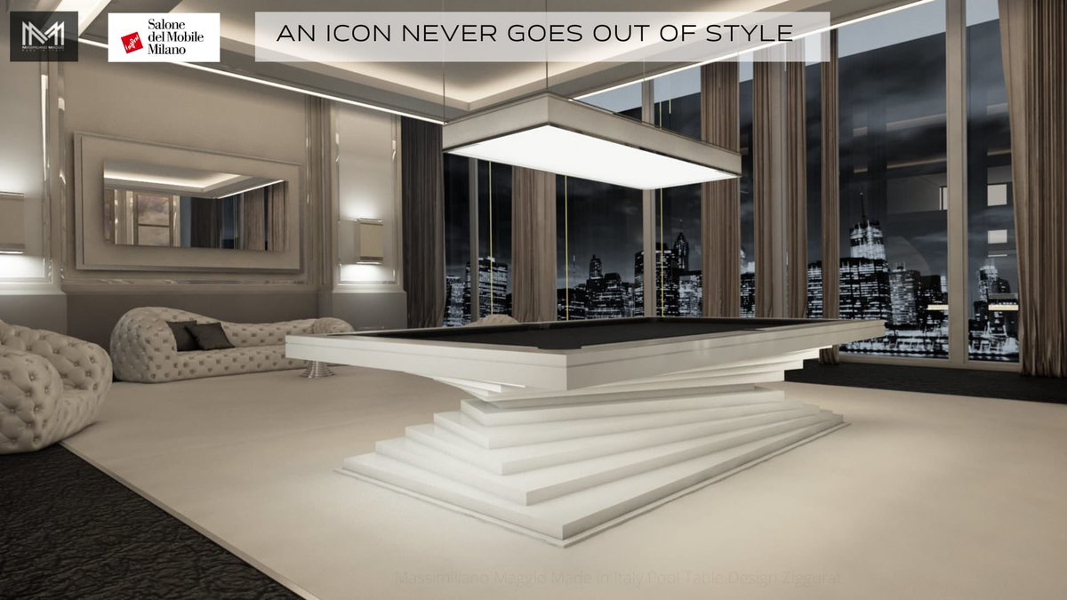 PoolTableDesign's tweet image. Exclusive Pool Table Ziggurat is a registered Trademark Massimiliano Maggio Made in Italy. Choose the Original.
#exclusive #miglioribiliardiitaliani #mancave #gameroom #gametables #Luxury #Design #handmade #madeinitaly #exclusive #interiorstyling #pooltable #luxurycomplements