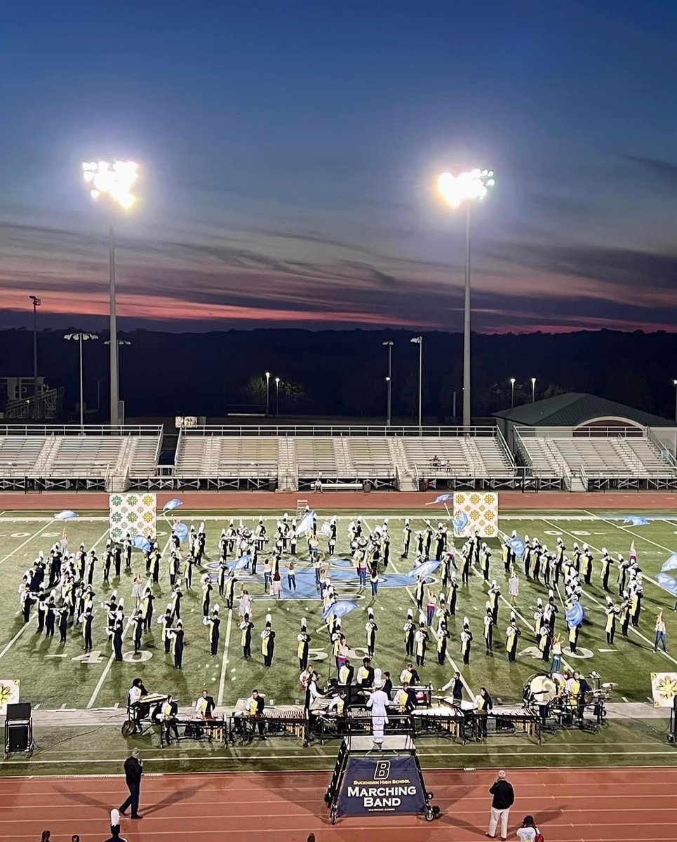 Buckhorn_High's tweet photo. CONGRATULATIONS, @BuckhornHSBand! We are incredibly proud of these Ss for their commitment to excellence, w/ the added bonus of bringing home TWO state titles &amp; highest general effect scores! Last chance to see them locally is this Friday night at MF! #BuckPride #statechampsx2 https://t.co/4PBk9ieNZ0