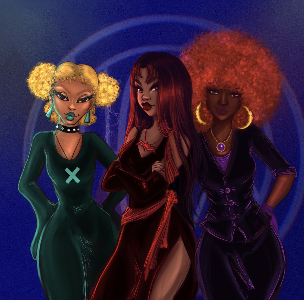 bylvchristiana's tweet photo. Hex Girls x #blacktober https://t.co/JuXgBzIV6g