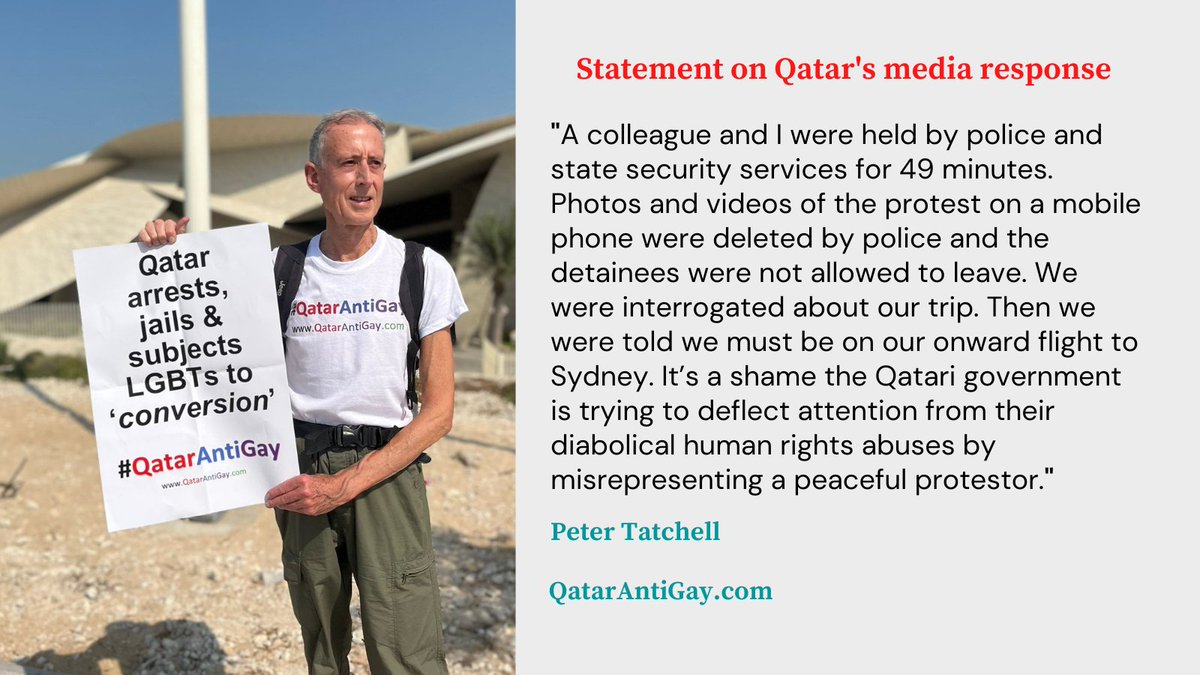 PT_Foundation's tweet photo. Statement on Qatar's media response. 

@Independent @PatrickStrud @TheEconomist @guardiang2 https://t.co/JNvCifBYnx