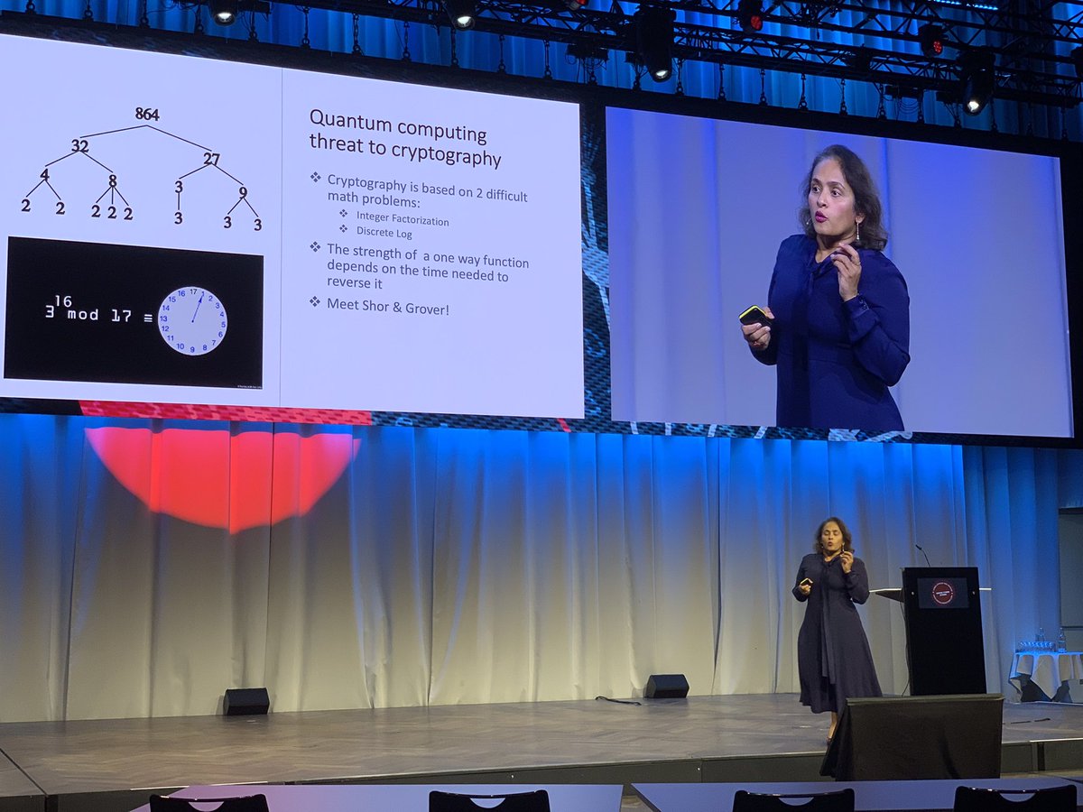 swisscyberstorm (@swisscyberstorm) on Twitter photo How long before there is a viable quantum computer that breaks our secrets? And wow long will we need to transition our network and systems to one that is quantum safe? <a href="/jayabaloo/">Jaya Baloo</a> is asking some tough questions <a href="/swisscyberstorm/">swisscyberstorm</a> 2022. #cybersecurity #scs22 #itsecurity How long before there is a viable quantum computer that breaks our secrets? And wow long will we need to transition our network and systems to one that is quantum safe? <a href="/jayabaloo/">Jaya Baloo</a> is asking some tough questions <a href="/swisscyberstorm/">swisscyberstorm</a> 2022. #cybersecurity #scs22 #itsecurity