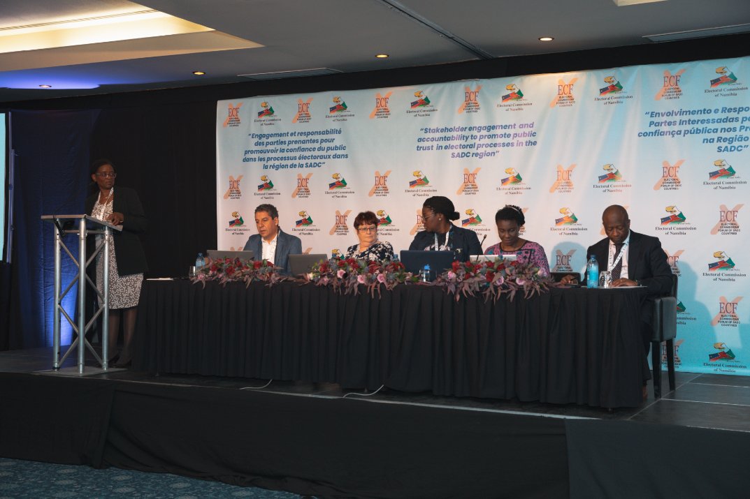 ECN_Namibia's tweet photo. Pictures of the 24th Annual General Conference of the Electoral Commissions Forum of SADC Countries in Swakopmund.  #24thAGC #ECN #ECFSADC #electoralmatters https://t.co/33fc683iOO