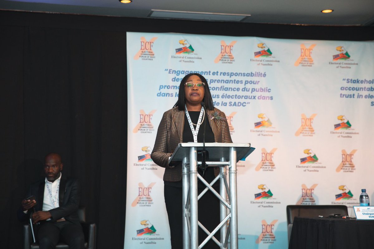 ECN_Namibia's tweet photo. Pictures of the 24th Annual General Conference of the Electoral Commissions Forum of SADC Countries in Swakopmund.  #24thAGC #ECN #ECFSADC #electoralmatters https://t.co/33fc683iOO