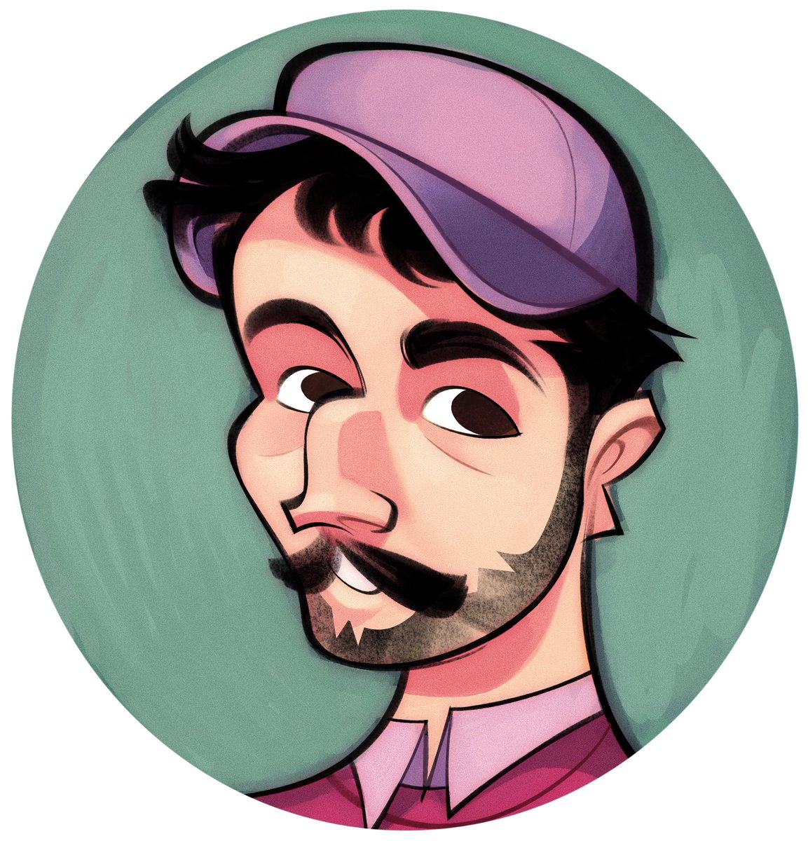 drew a new profile picture for my website