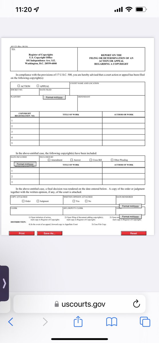 LauraBockov's tweet photo. Update: Depp/Beck v Jackson (Copyright Claim)
1) summons issued to Jackson
2) automatic referral for Mediation (ADR) Standard procedure
3) copyright complaint filed/ determine copyright (sample below) https://t.co/QqOzvyx08O https://t.co/o4KsI3Dvlt