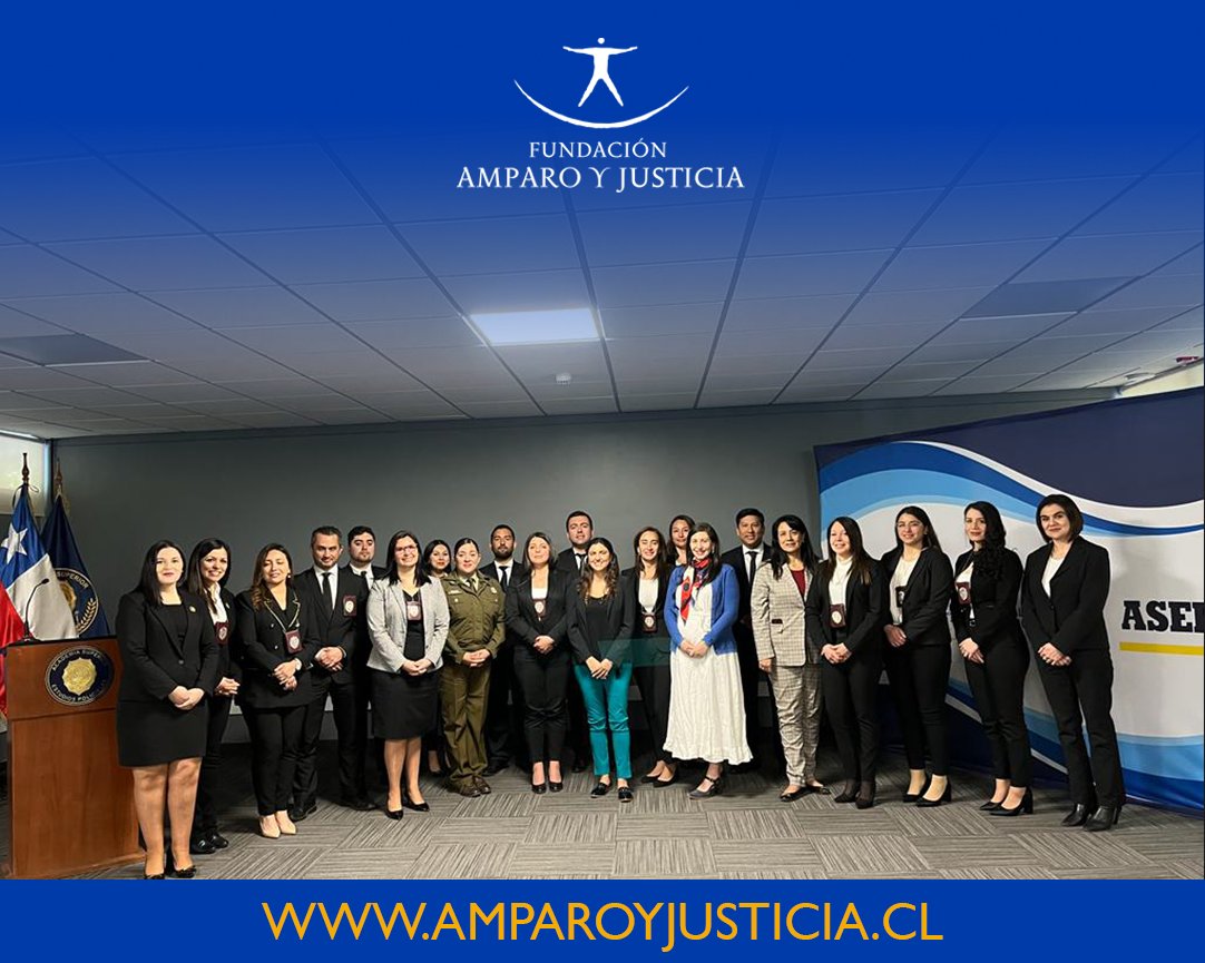 AmparoyJusticia's tweet photo. Con la participación de representantes de nuestra Fundación, @PDI_CHILE dio inicio a un nuevo curso de formación de entrevistadores en el marco de la implementación de la Ley de #EntrevistasVideograbadas #Ley21057 #CEIV https://t.co/3Uv29jMaki