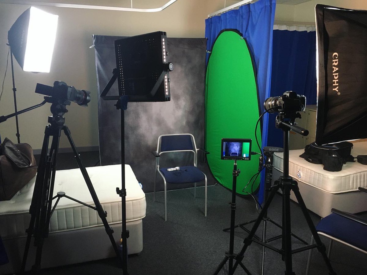 CuckooFilms's tweet photo. Filming today @ Parkway Fire Station, for a new web-series coming later this year. #beforeandafter #filming #multicam #popupstudio #filmingonlocation #setup #camerasetup #sheffield #southyorkshire #sheffieldvideographer #greenscreen https://t.co/gSpW20jgHB