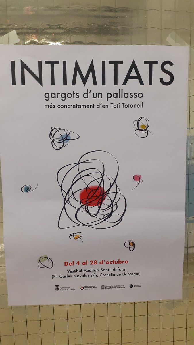 CfaCornella's tweet photo. Aquesta setmana conclou el festival #Intimitats de #Pallassos que podeu gaudir a #Cornellà. Des del @cfacornella donem suport a la #Cultura de la nostra ciutat! @culturacornella @cultura_cat @educaciocat #SomCFA #XarxaCFA @CRPCornella https://t.co/4uPpJfxbEu
