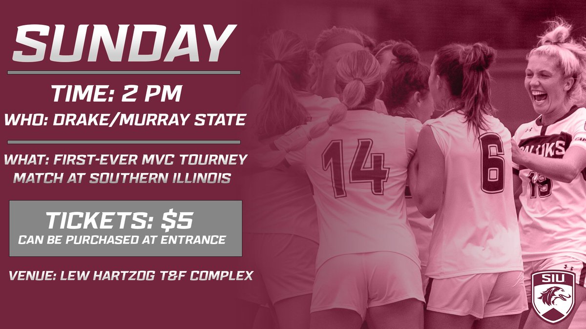 This Sunday: we host our 𝐅𝐈𝐑𝐒𝐓-𝐄𝐕𝐄𝐑 <a href="/MVCsports/">Missouri Valley Conference</a>  tournament match ‼️